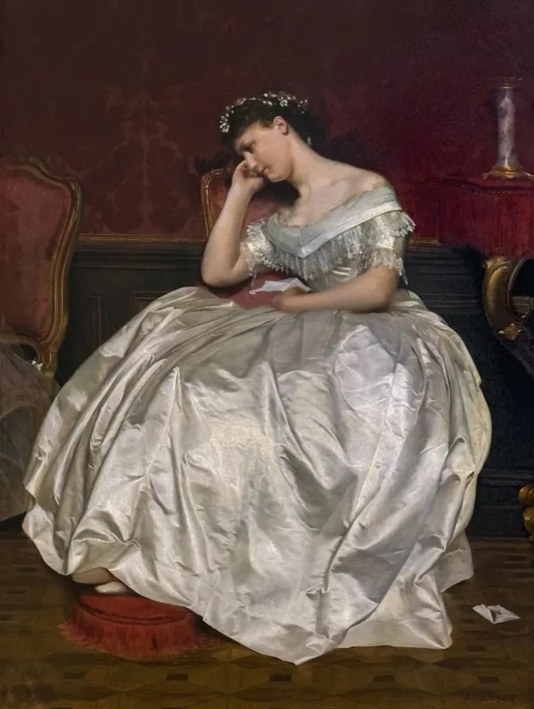 Gemälde Trop tard ou la lettre - Armand Cambon | Kunstdruck