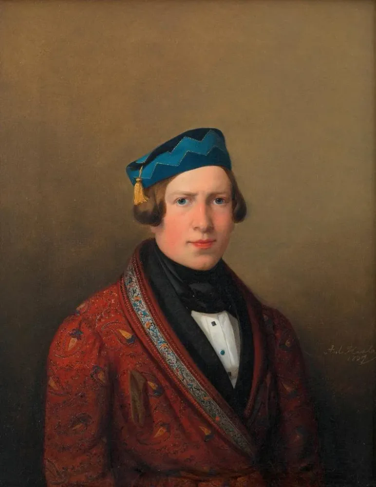 Gemälde Unbekannter Mann, Wiener Bürger - Anton Haala | Kunstdruck