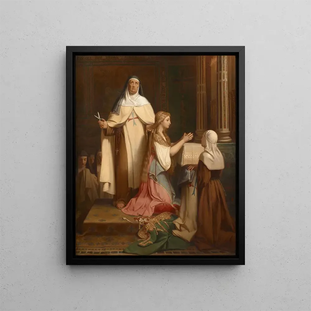 Gemälde Une prise de voile - Adolphe Roger | Kunstdruck