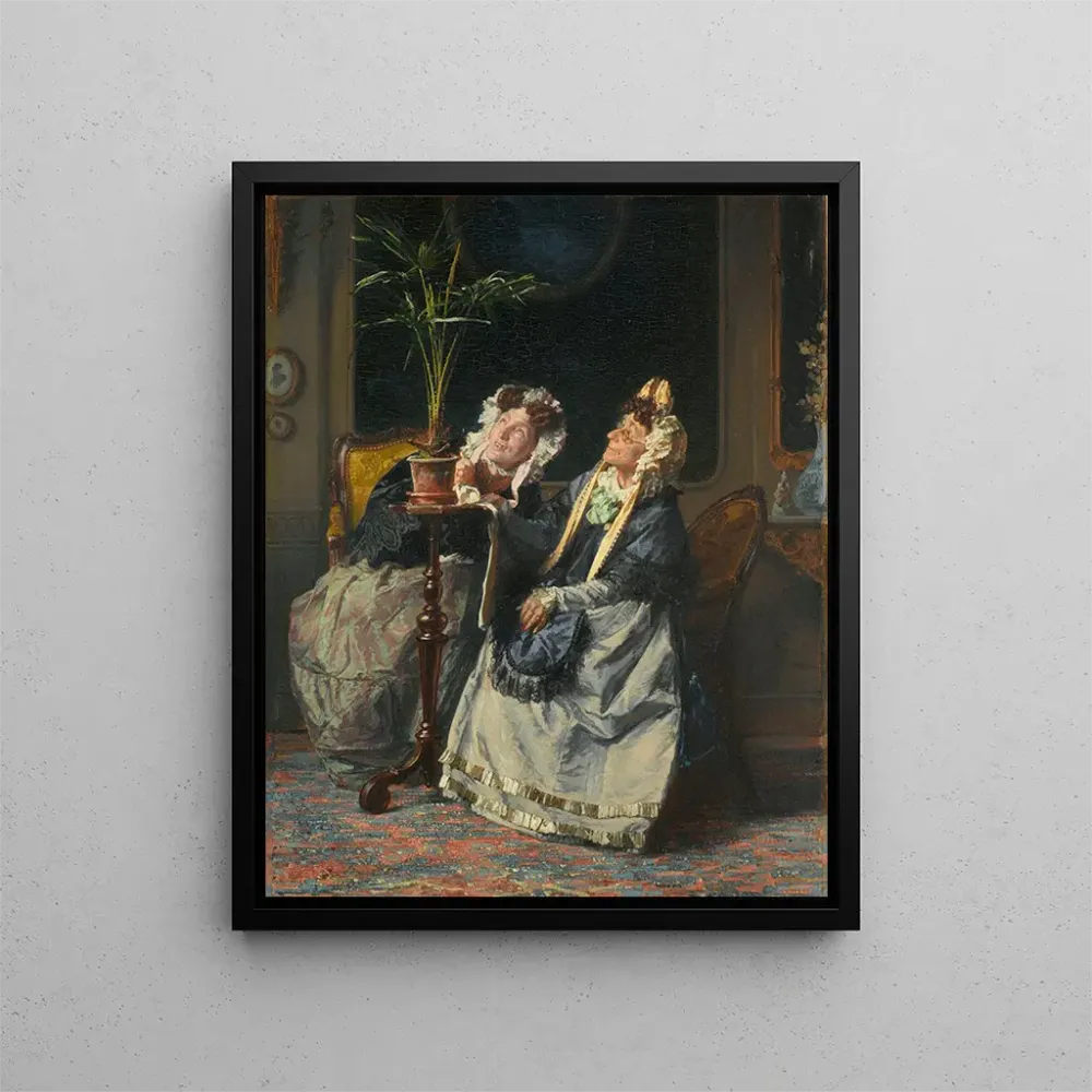Gemälde Unter den Palmen - Alexander Hugo Bakker Korff | Kunstdruck