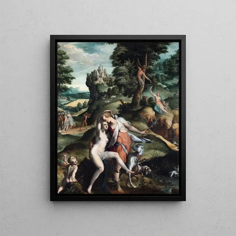 Gemälde Venus und Adonis - Bartholomaeus Spranger | Kunstdruck