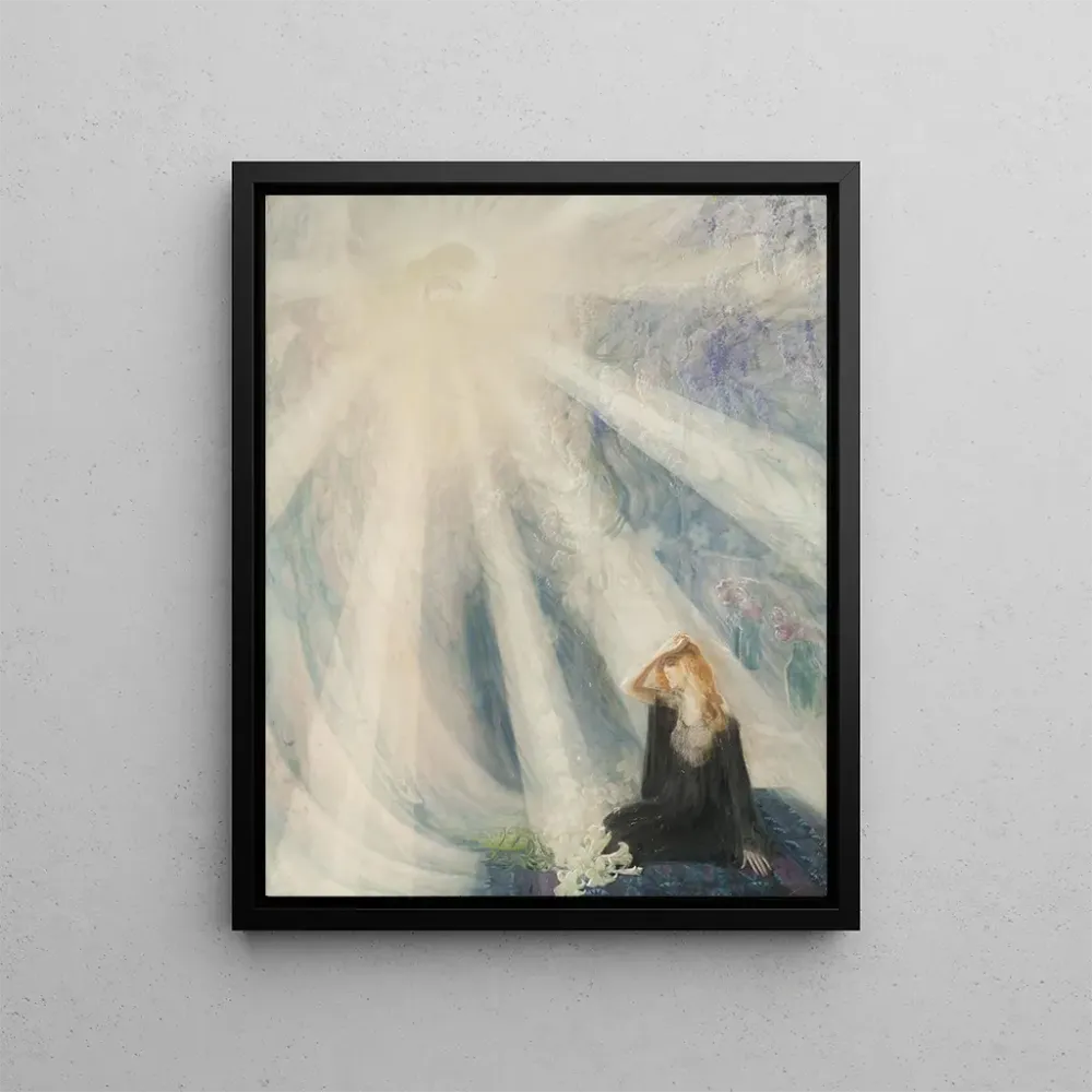 Gemälde Vision III : Skizze für die Verkündigung - Kazimierz Stabrowski | Kunstdruck