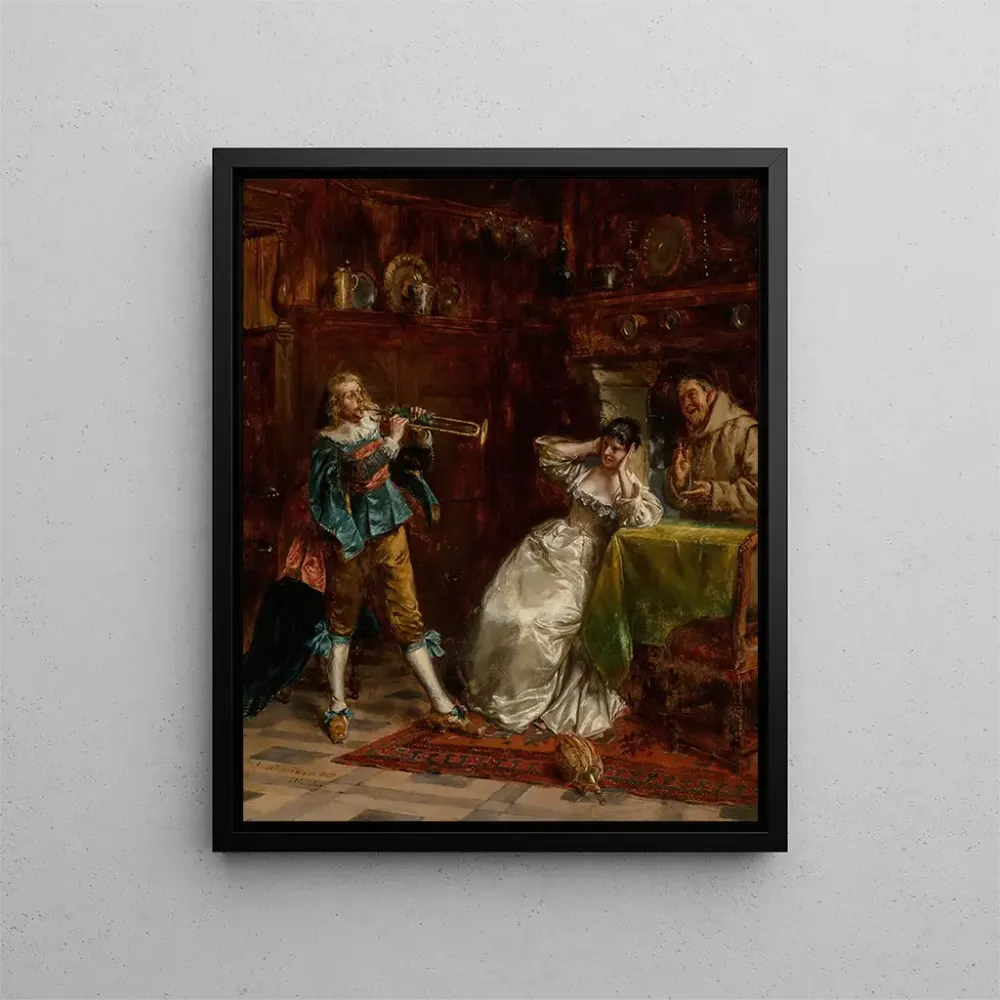 Gemälde Von der Musik meinen Ohren - Albert Friedrich Schröder | Kunstdruck