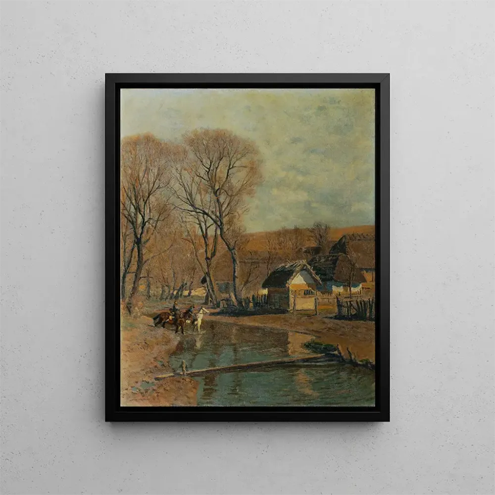 Gemälde Vorfrühling Ostgalizien - Anton Hans Karlinsky | Kunstdruck