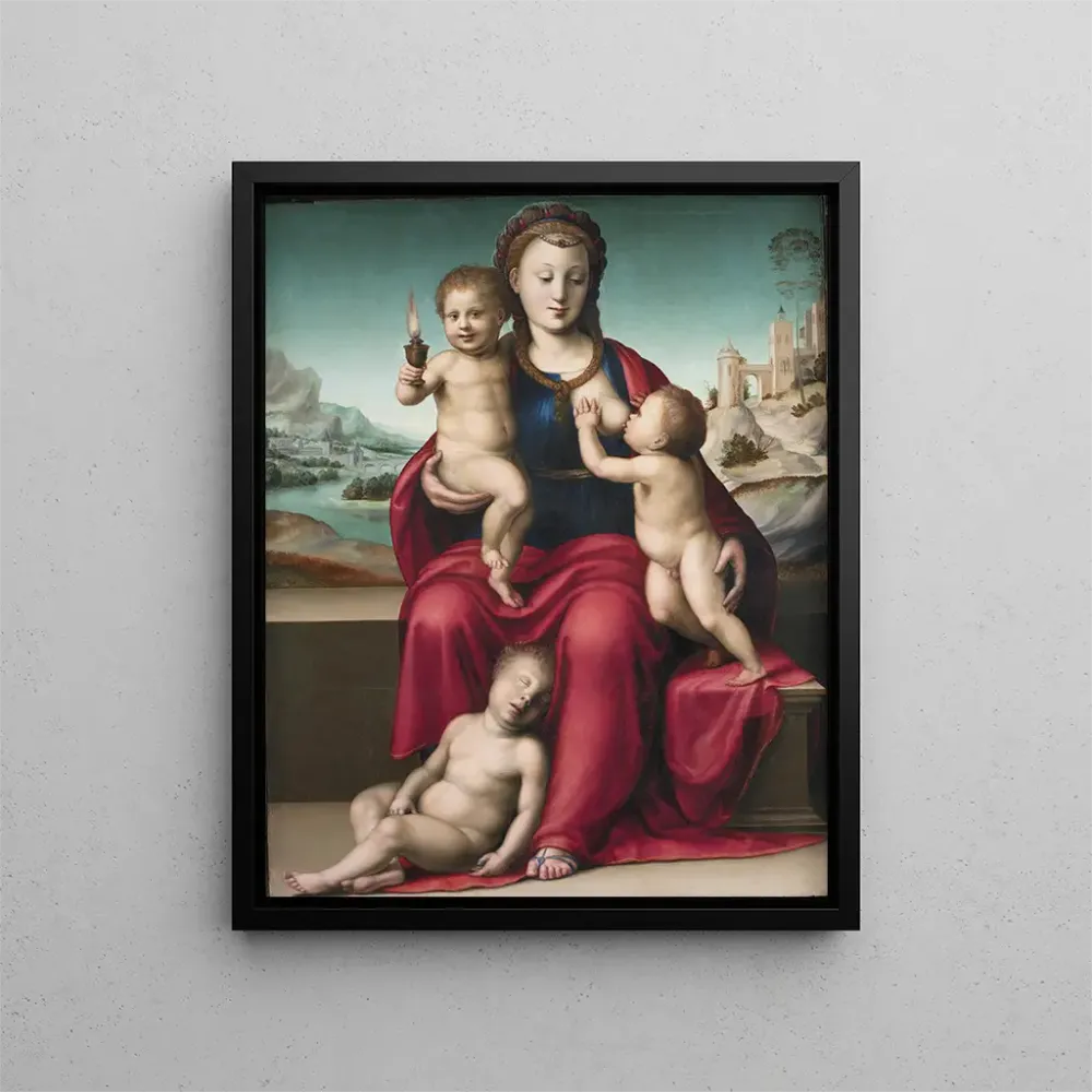 Gemälde Wohltätigkeitswerk Caritas - Bartolomeo di Zanobi di Benedetto Ghetti | Kunstdruck