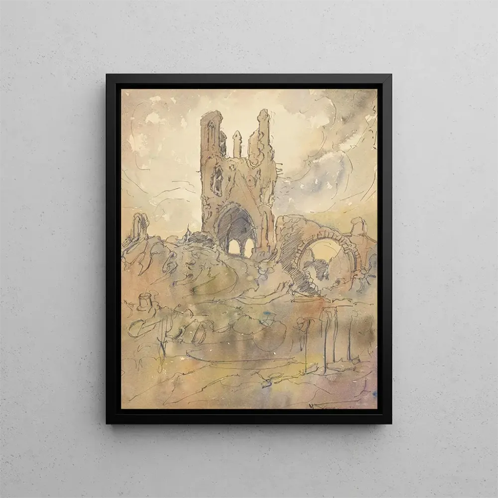 Gemälde Ypres erinnert sich - Alfred Ost | Kunstdruck