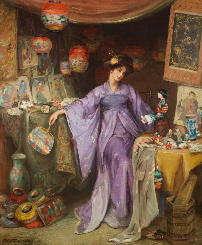 Gemälde Un YumYum anglais - Allan Douglas Davidson | Kunstdruck