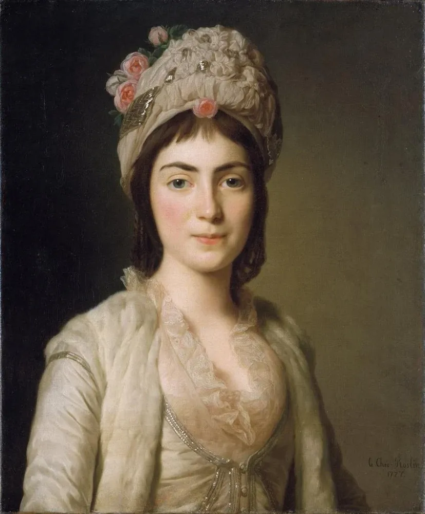 Gemälde Zoie Ghika moldawische Prinzessin - Alexander Roslin | Kunstdruck