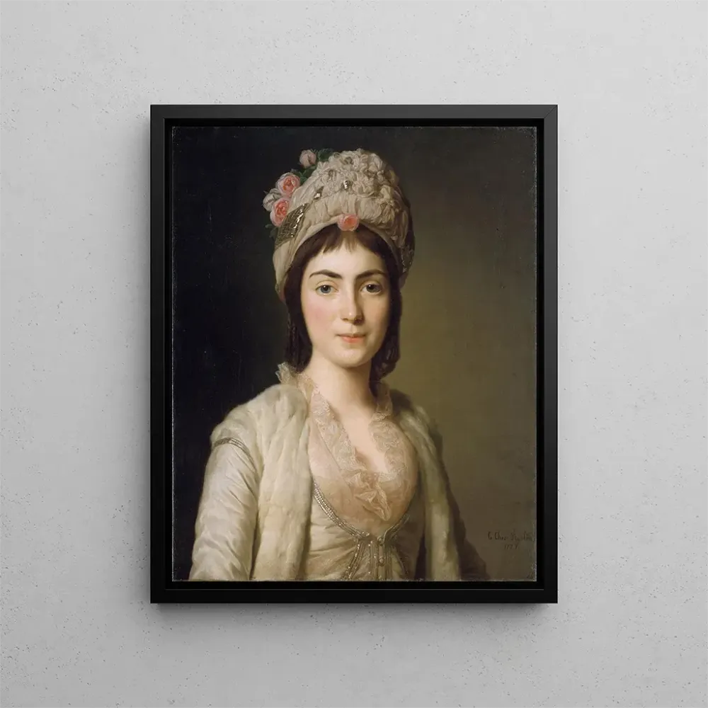 Gemälde Zoie Ghika moldawische Prinzessin - Alexander Roslin | Kunstdruck