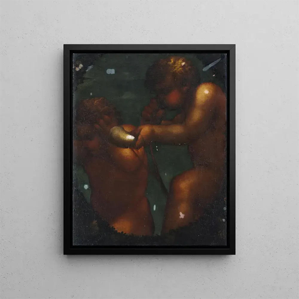 Gemälde Zwei Putti - Anonym | Kunstdruck