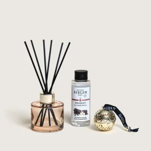 Geschenkbox Pomelis "Kleine Schätze" - Raumduftdiffuser + Pomander (inkl. Duftkeramik) - Zauber der Vanille