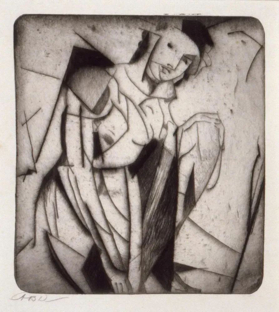 Glasfigur-Gemälde - Arthur Bowen Davies | Kunstdruck