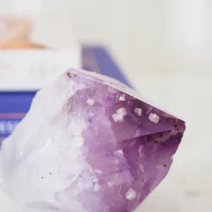 Glitzernder Amethyst mit Calcit . Sparkly Amethyst Calcite ca. 206g [96] - aus Brasilien RARE