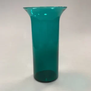 Grøn cylindrisk Glasvase, stor