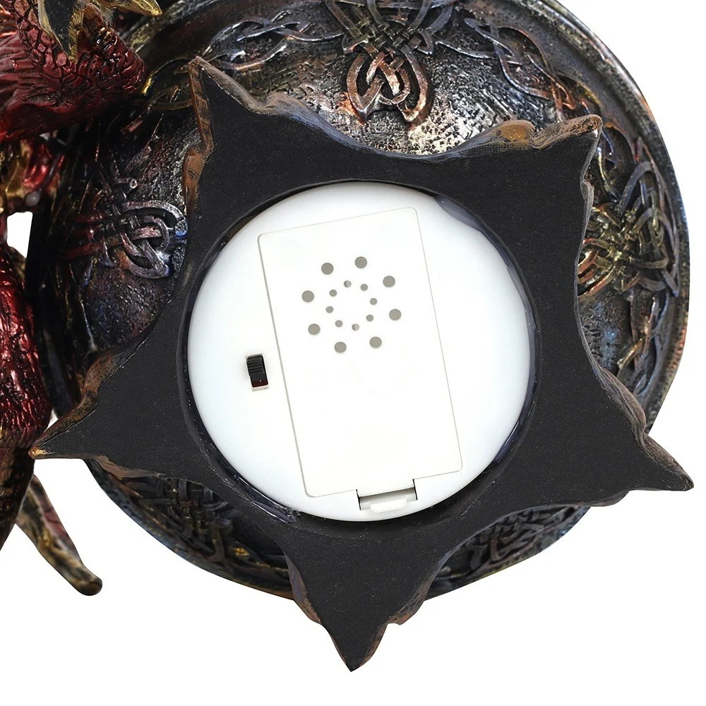 Großer Drache mit Schale - Räucherrückfluss-Brenner (Backflow Incense Burner)
