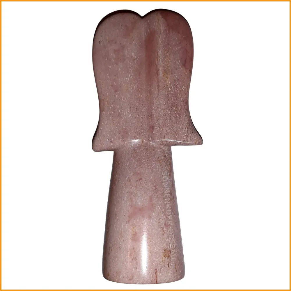 Großer ENGEL aus Stein - Handarbeit aus Speckstein - 20cm