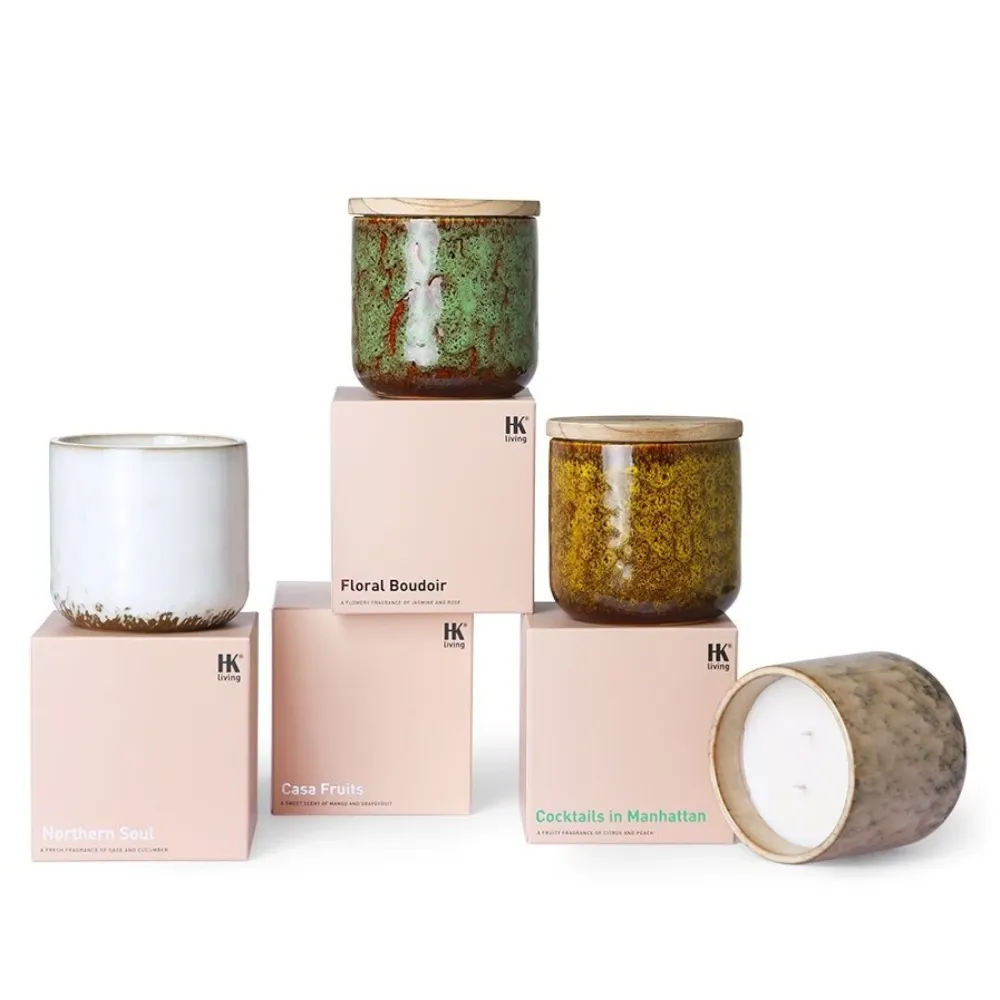 HKLIVING ceramic scented cocktails manhattan Duftkerze