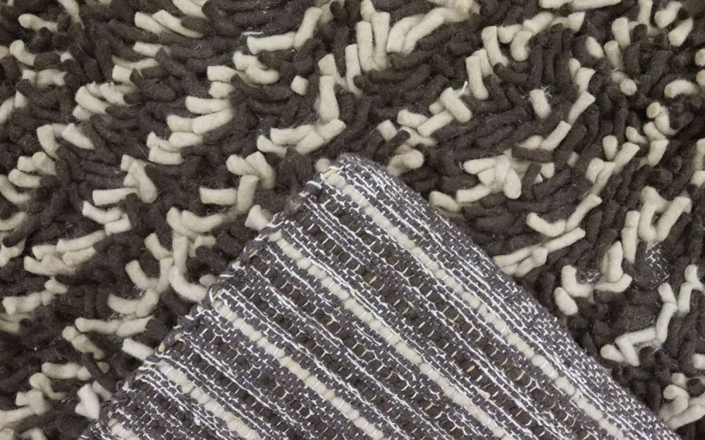 Hochflor Teppich 200 x 124 cm