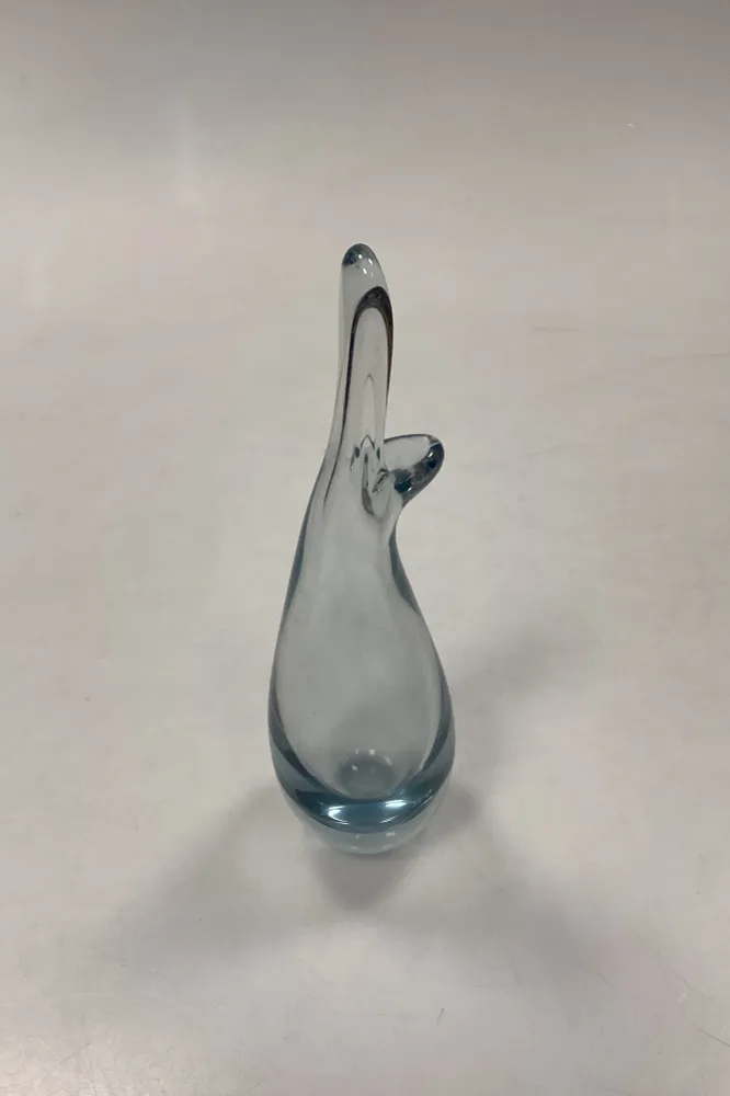 Holmegaard Duckling / Næb-Vase af klart glas