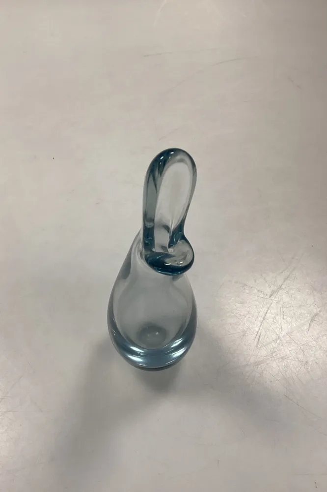 Holmegaard Duckling / Næb-Vase af klart glas