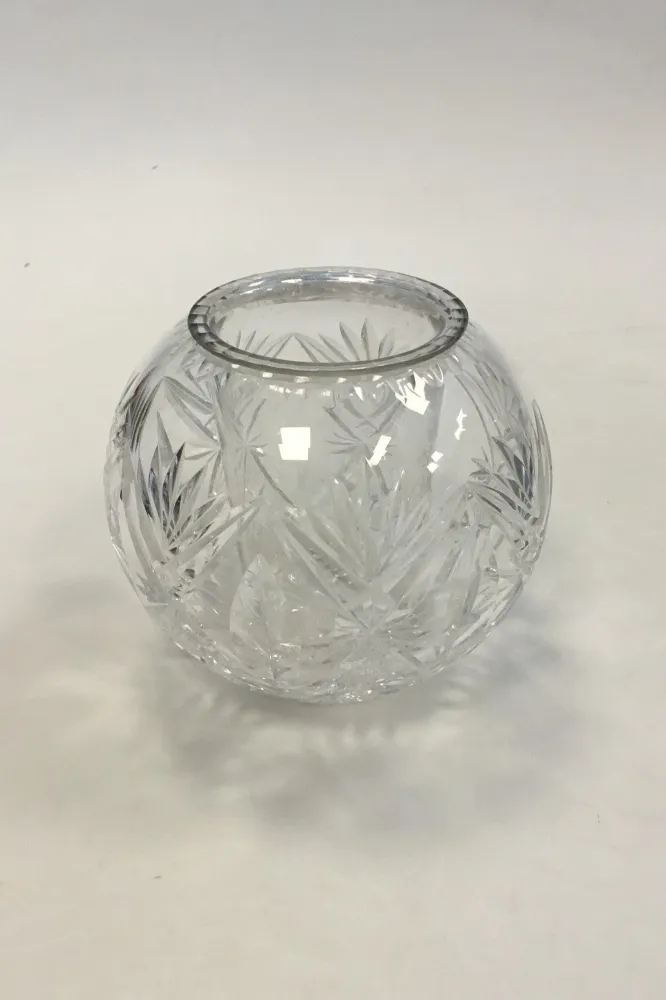 Holmegaard Kristallglas Kugelförmige Vase