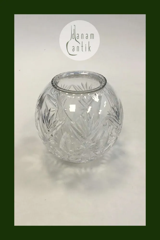 Holmegaard Kristallglas Kugelförmige Vase