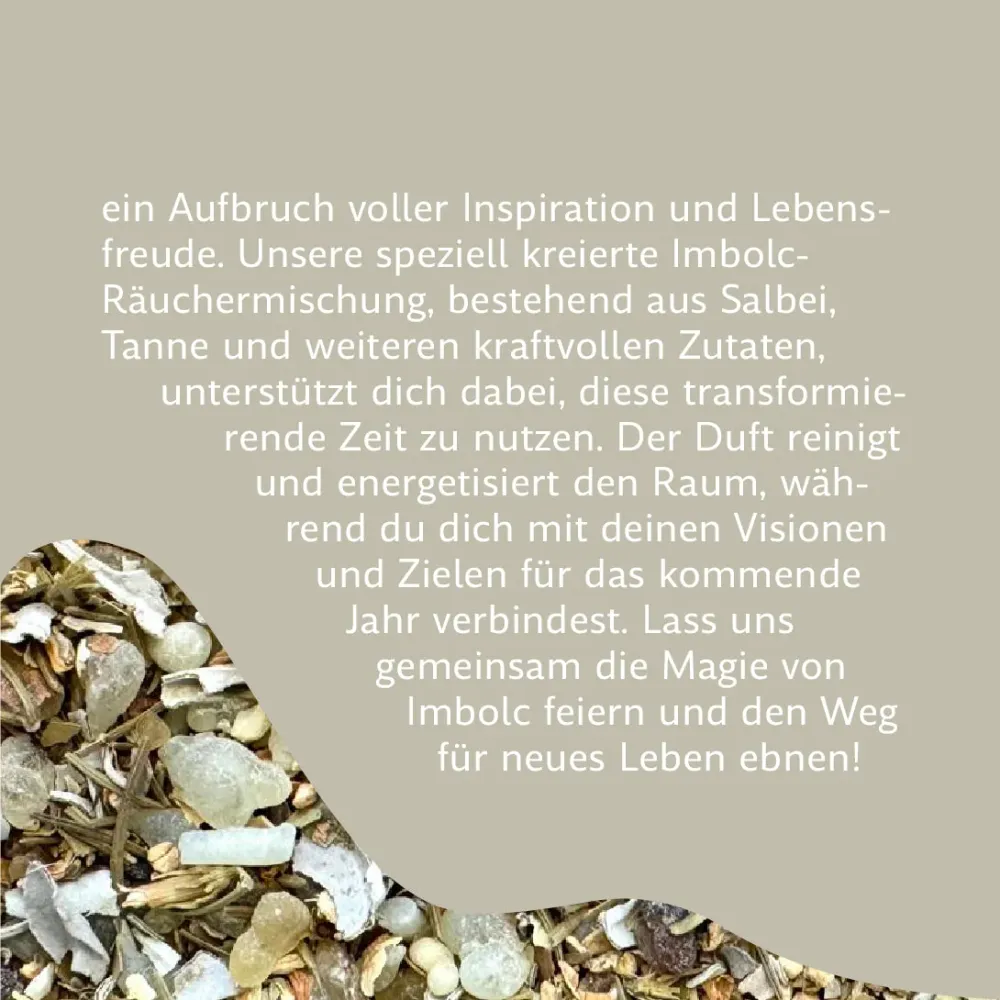 Imbolc Jahreskreis Räuchermischung
