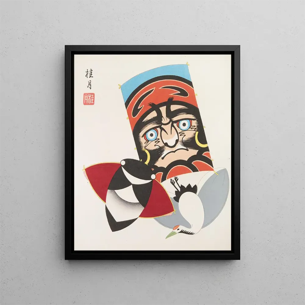 Japanisches Volkskunst-Gemälde Kydo gangu sh haru Pl20 - Yamashita Hakuba | Kunstdruck
