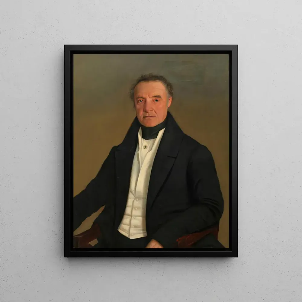 Johann Georg Scherzer, der alte Besitzer der Gaststätte Zum Sperl - Anton Einsle | Kunstdruck