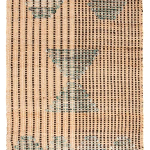 Juteteppich - 90 x 60 cm - dunkelbeige
