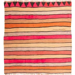 Kelim Teppich - Old 110 x 120 cm - mehrfarbig