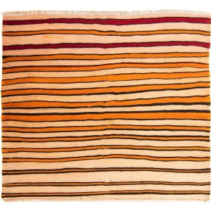 Kelim Teppich - Old 130 x 145 cm - mehrfarbig