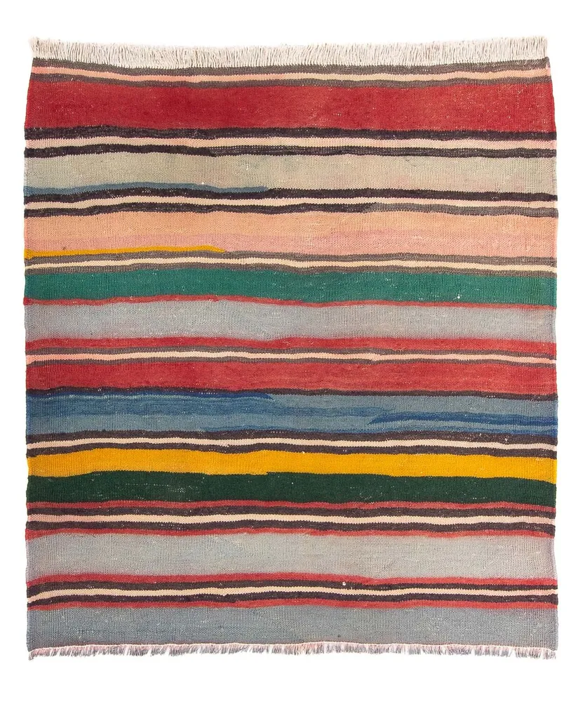 Kelim Teppich - Old 160 x 150 cm - mehrfarbig