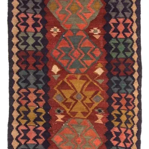 Kelim Teppich - Old 230 x 110 cm - mehrfarbig