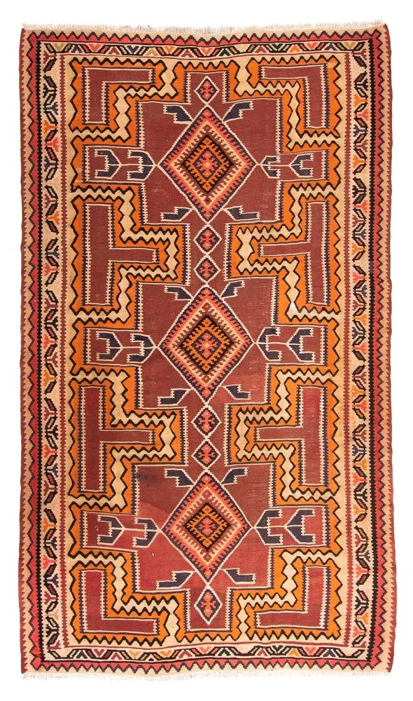 Kelim Teppich - Old 285 x 180 cm - mehrfarbig