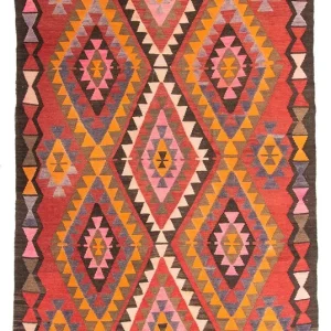 Kelim Teppich - Old 300 x 180 cm - mehrfarbig