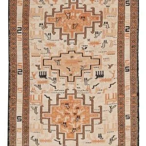 Kelim Teppich - Oriental - 100 x 71 cm - beige