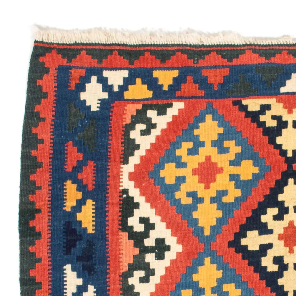 Kelim Teppich - Oriental 102 x 101 cm - rot