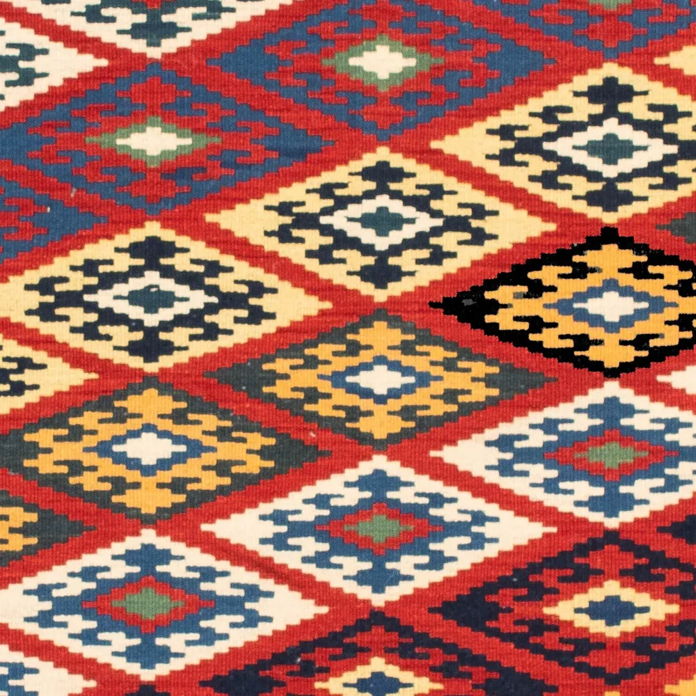 Kelim Teppich - Oriental 104 x 103 cm - mehrfarbig