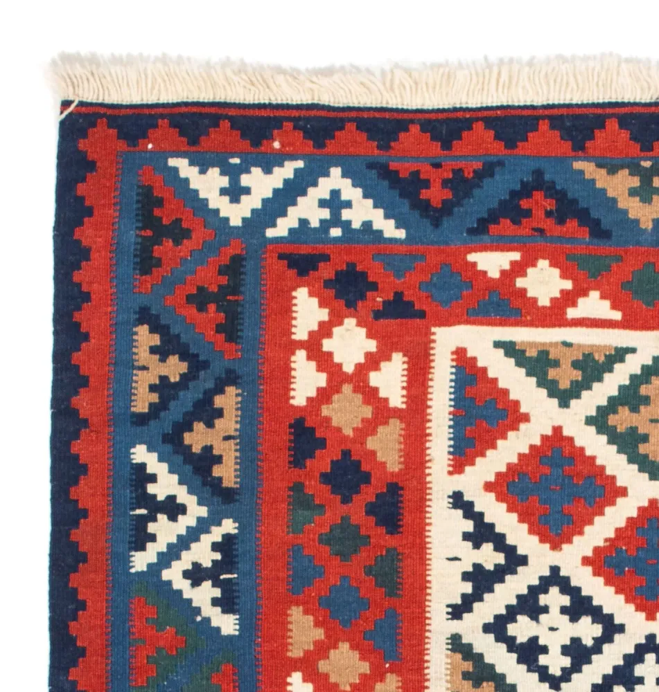 Kelim Teppich - Oriental 105 x 104 cm - mehrfarbig