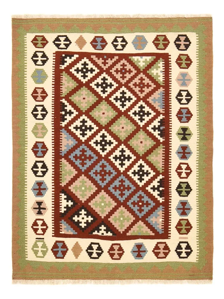 Kelim Teppich - Oriental - 144 x 108 cm - mehrfarbig