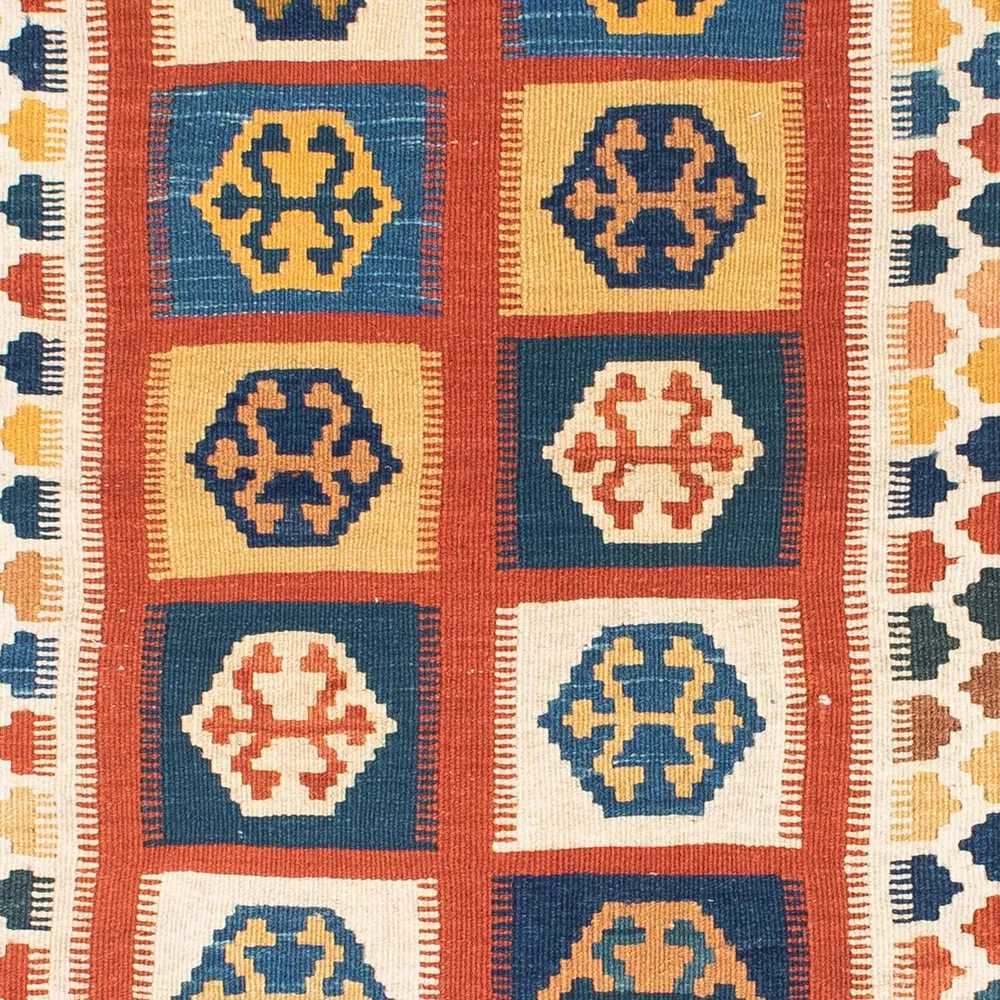 Kelim Teppich - Oriental 145 x 100 cm - blau