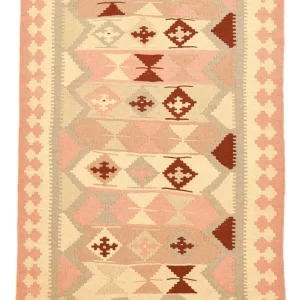 Kelim Teppich - Oriental - 145 x 100 cm - mehrfarbig