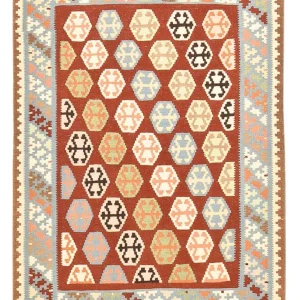 Kelim Teppich - Oriental - 145 x 107 cm - mehrfarbig