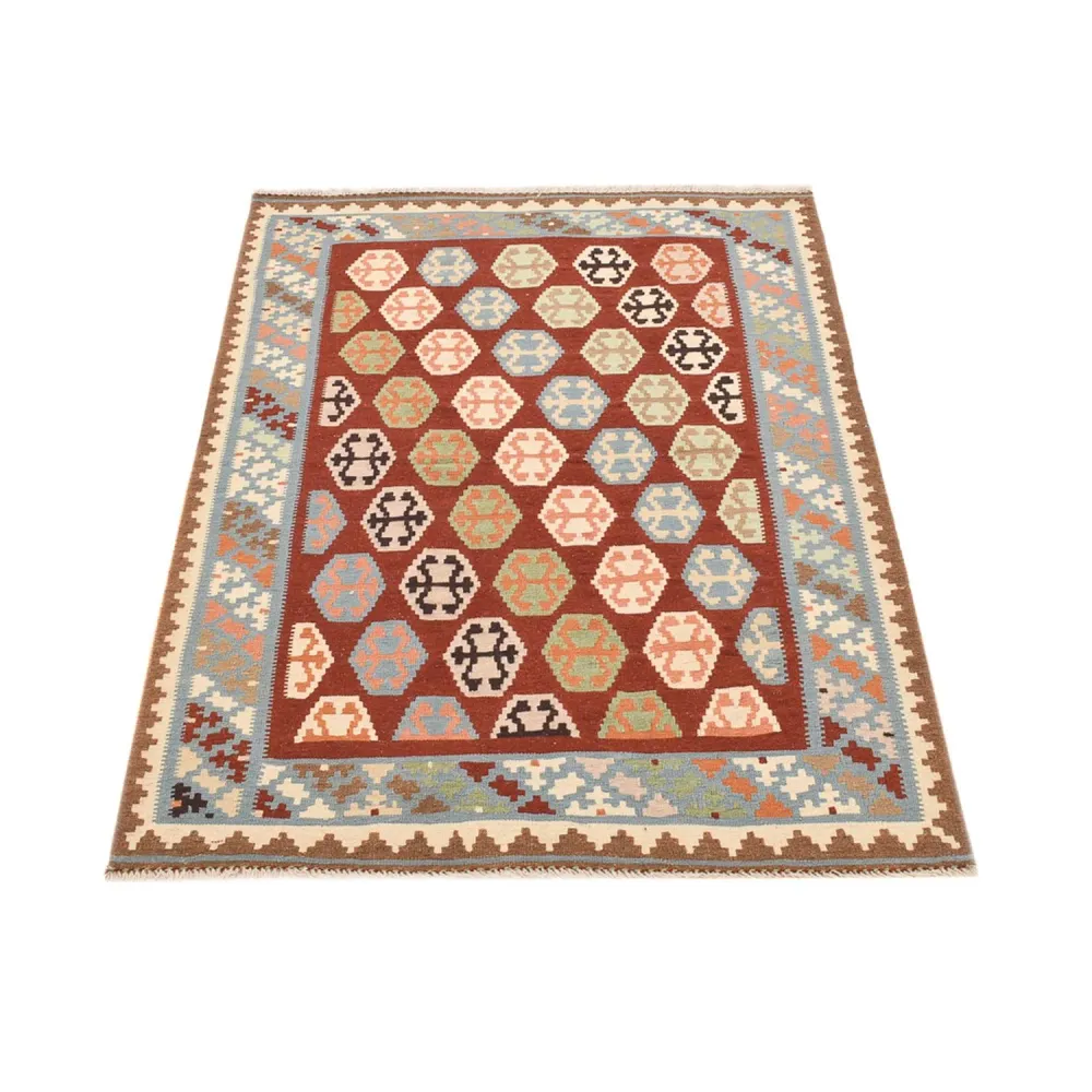 Kelim Teppich - Oriental - 145 x 107 cm - mehrfarbig