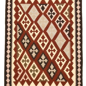 Kelim Teppich - Oriental - 146 x 110 cm - mehrfarbig