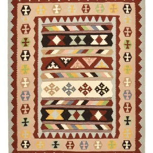 Kelim Teppich - Oriental - 147 x 105 cm - mehrfarbig