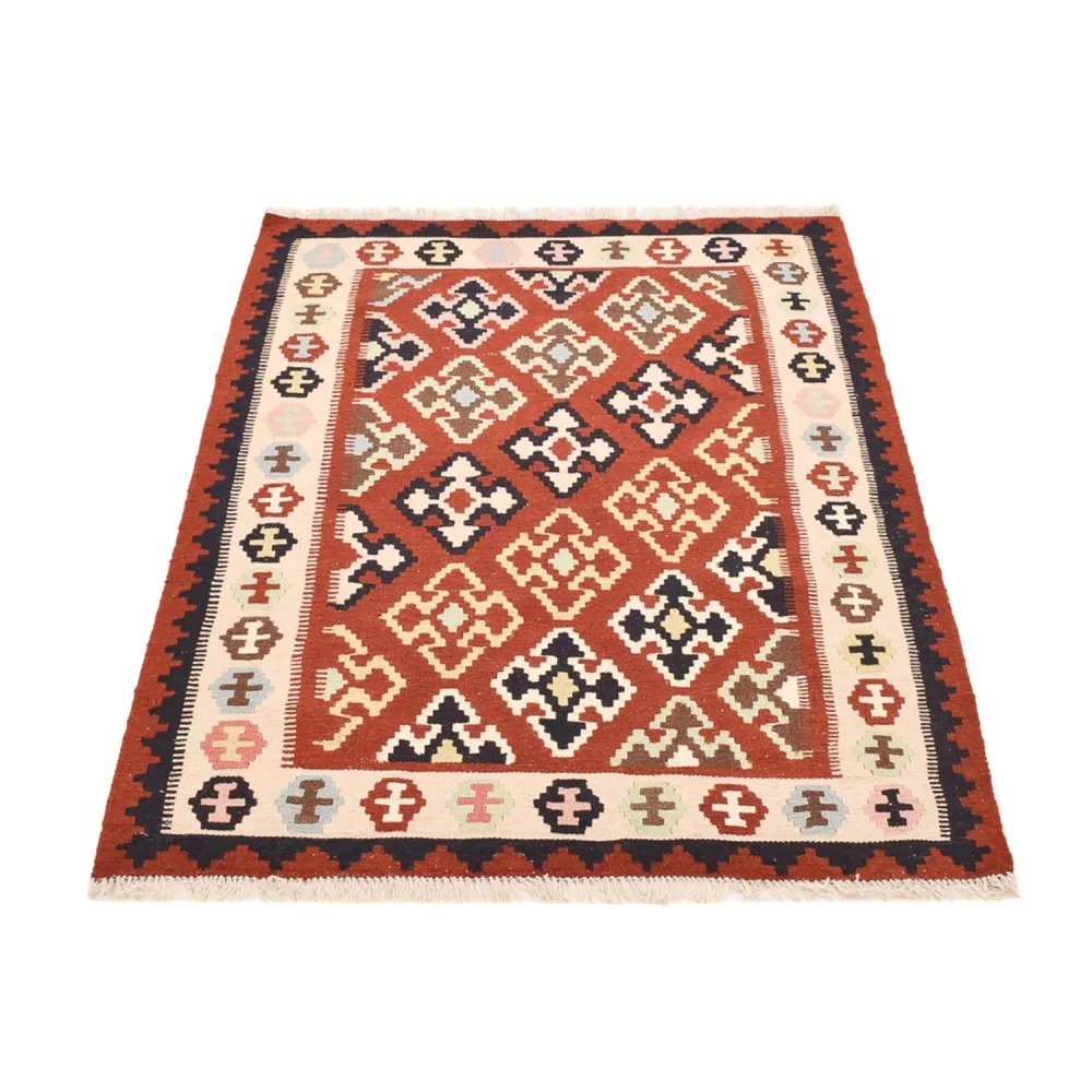 Kelim Teppich - Oriental - 150 x 102 cm - mehrfarbig