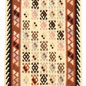 Kelim Teppich - Oriental - 150 x 105 cm - beige