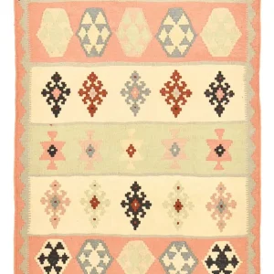 Kelim Teppich - Oriental - 150 x 105 cm - mehrfarbig